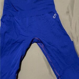 CURVES N COMBATBOOTS SEAMLESS Leggings - Royal Blue